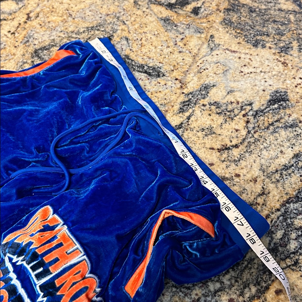 Death Row Records velvet velour joggers blue orange XXL - Picture 8 of 9